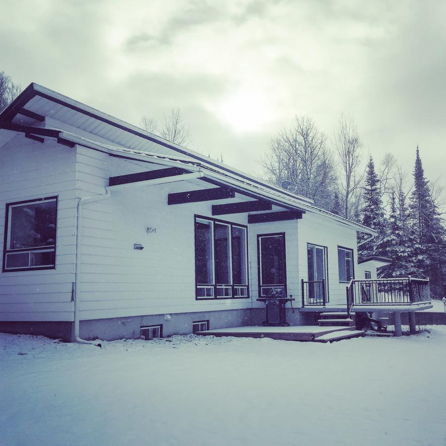 Chalet Riverain Crds Tremblant Lac Superieur Bagian luar foto