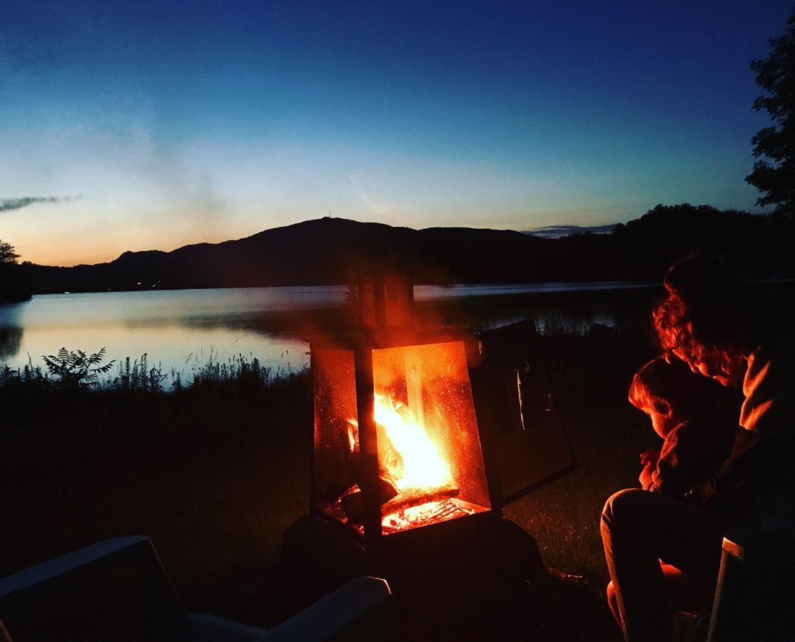 Chalet Riverain Crds Tremblant Lac Superieur Bagian luar foto
