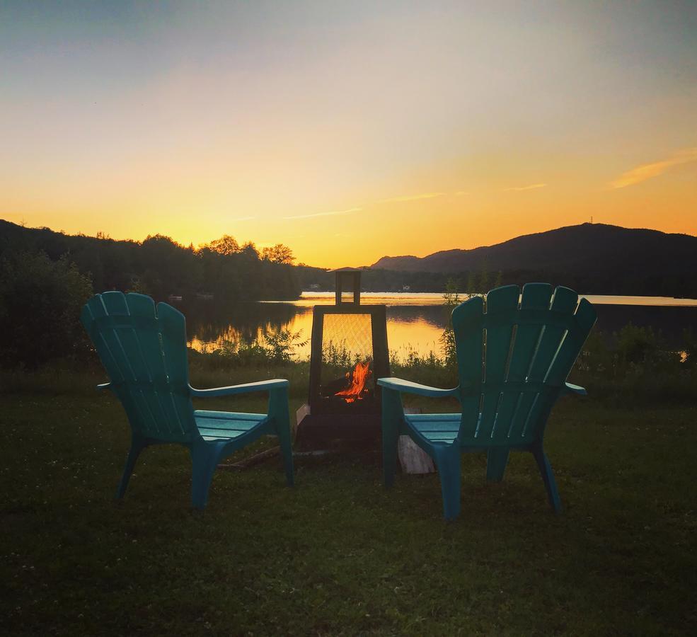 Chalet Riverain Crds Tremblant Lac Superieur Bagian luar foto