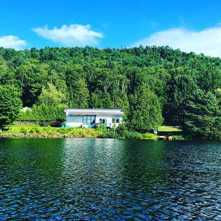 Chalet Riverain Crds Tremblant Lac Superieur Bagian luar foto