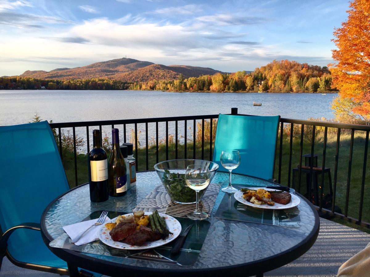 Chalet Riverain Crds Tremblant Lac Superieur Bagian luar foto