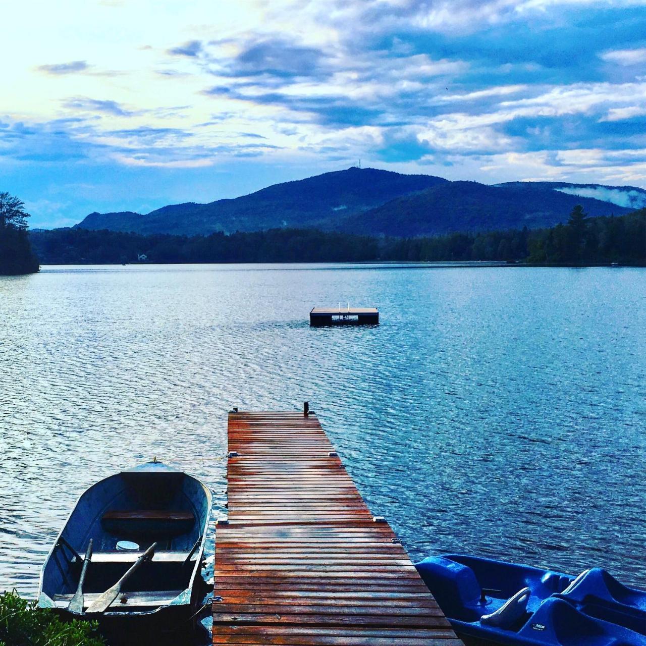 Chalet Riverain Crds Tremblant Lac Superieur Bagian luar foto