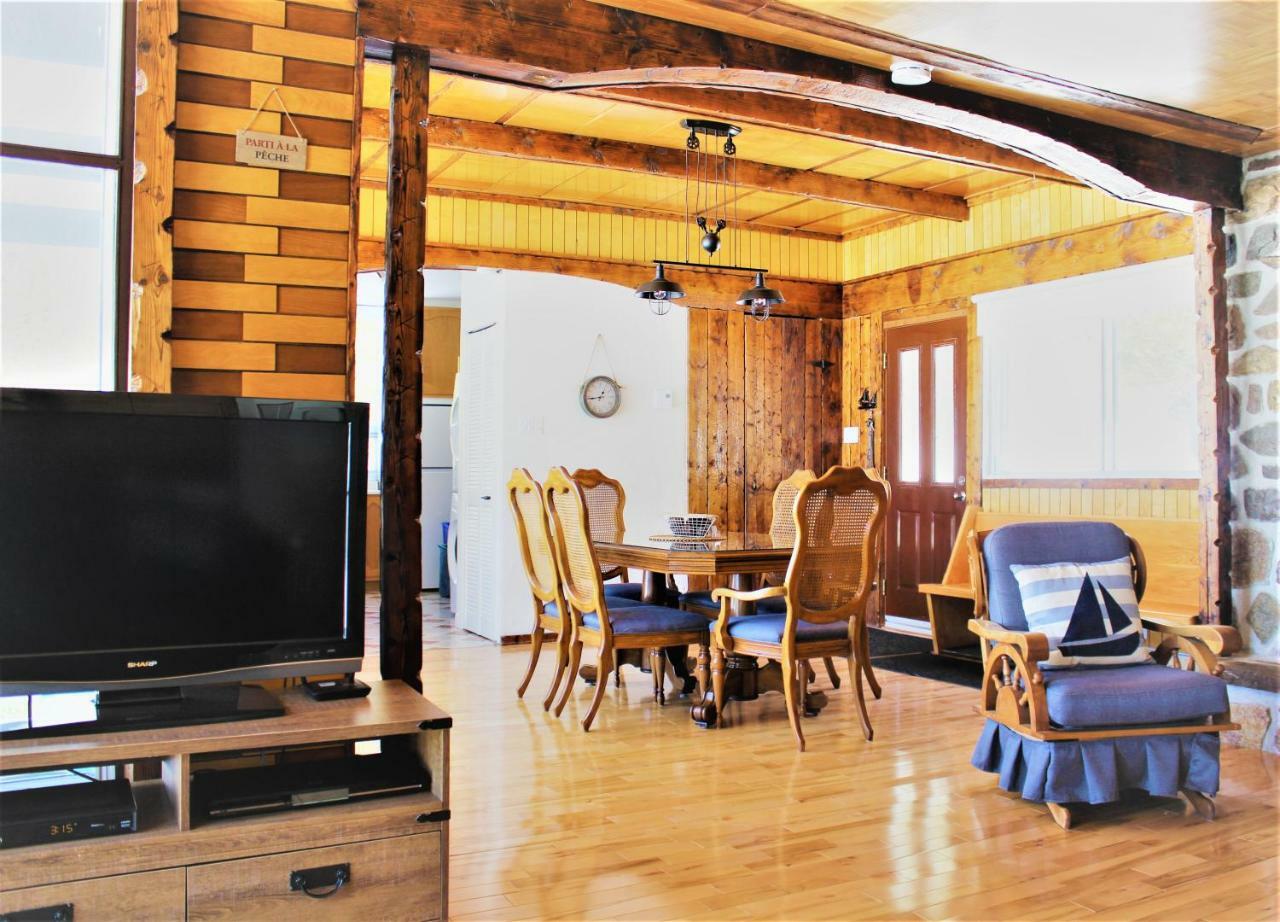 Chalet Riverain Crds Tremblant Lac Superieur Bagian luar foto