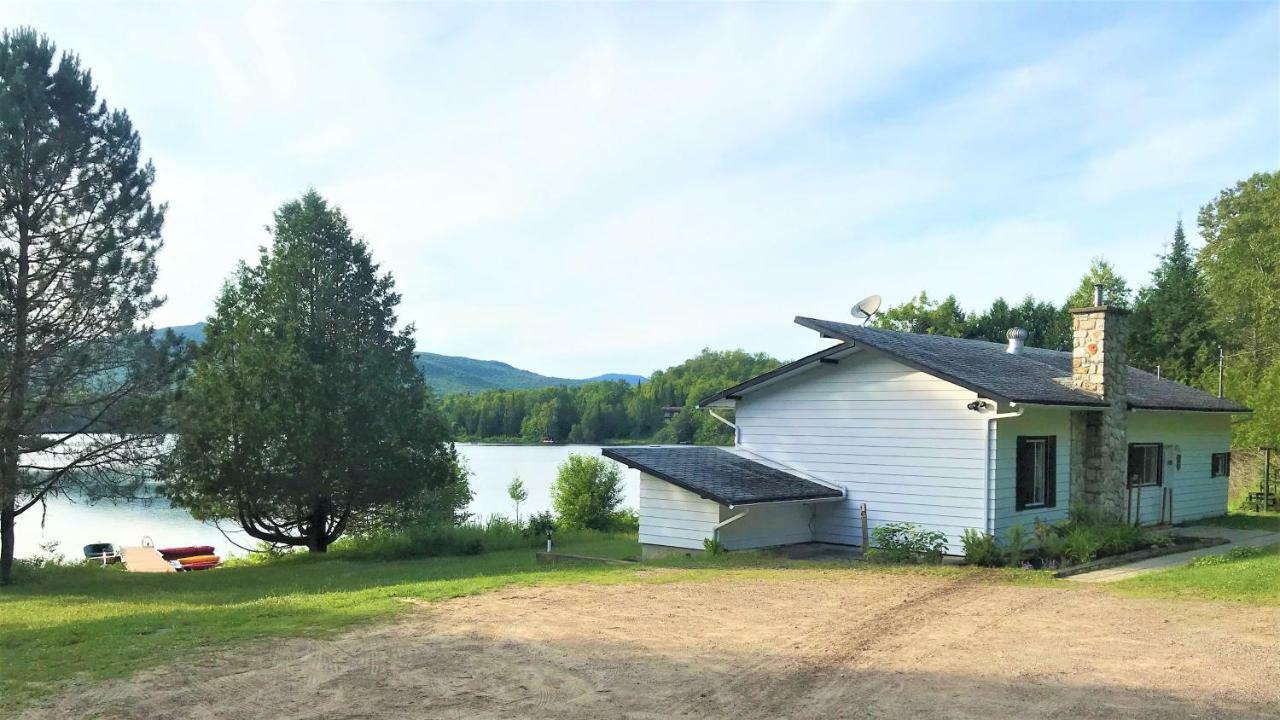 Chalet Riverain Crds Tremblant Lac Superieur Bagian luar foto